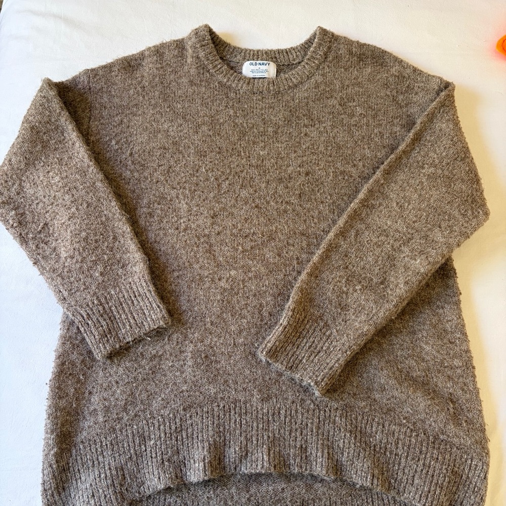 Old Navy Crewneck Sweater - Taupe Brown